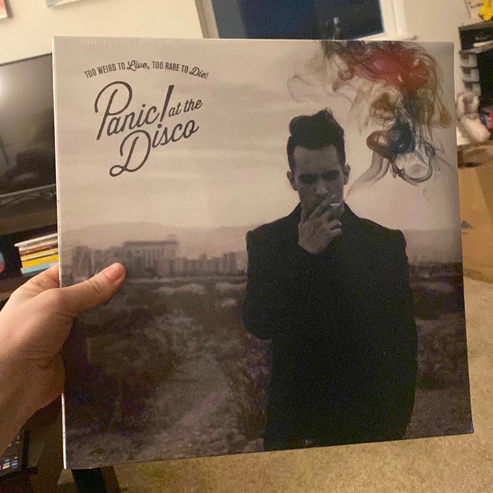 Panic at the disco vinyl too weird to live, too rare to die!